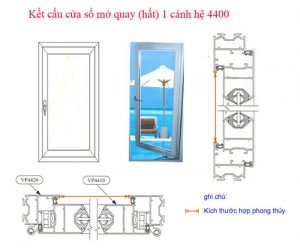 Kích thước cửa nhôm việt pháp hợp phong thủy