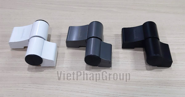 Bản lề 3D phụ kiện kinlong nhôm xingfa với 3 màu trắng - ghi - đen