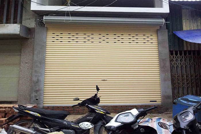 Cửa cuốn tấm liền lắp austdoor series 1