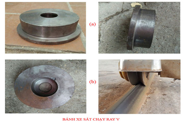 Các loại bánh xe sắt ray V