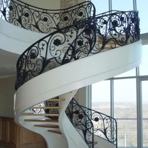 Thang sắt họa tiết hoa hướng dương
