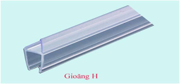Gioăng kính phòng tắm hình chữ H