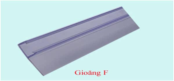 Ron kính tắm hình chữ F