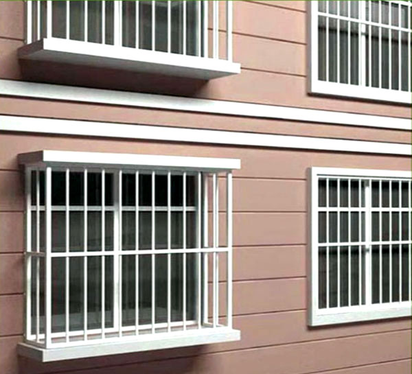 Khung sắt bảo vệ cửa sổ nhà cao tầng chung cư