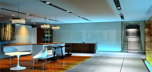 Mẫu kính màu ốp tường xanh ngọc đẹp