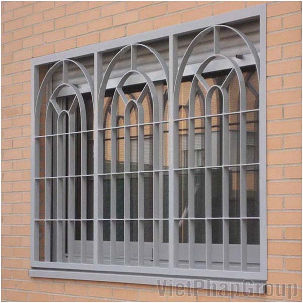 Mẫu khung bảo vệ cửa sổ đẹp bằng lập là