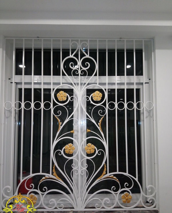 Mẫu cửa hoa sắt đẹp