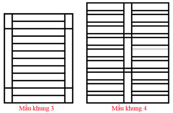 Chia khung cửa sổ thép hộp đơn giản mà hiện đại