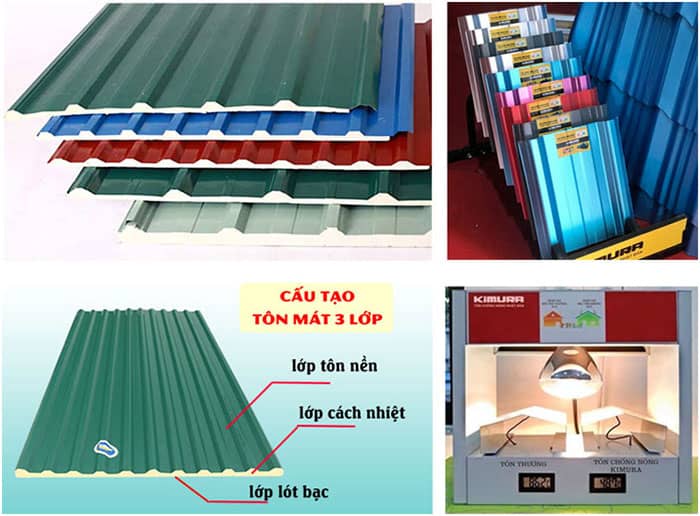 Các loại tôn làm mát hiện nay