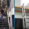 Mẫu cầu thang sắt ngoài trời đẹp được việt pháp thi công