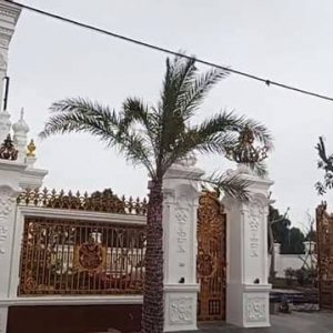 Mẫu cổng rào biệt thự nhôm đúc sang trọng đẳng cấp