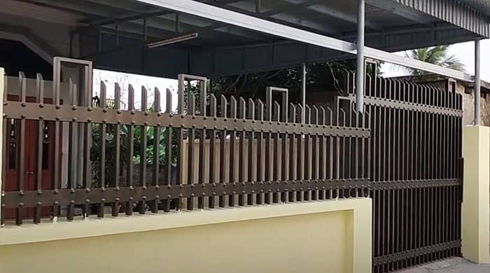 Mẫu cổng hàng rào đẹp cho nhà sang trọng