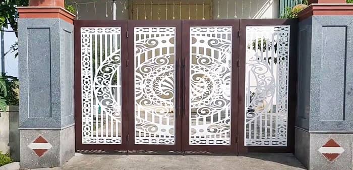 Giá cửa sắt sơn tĩnh điện hiện đại được việt pháp cung cấp đẹp rẻ