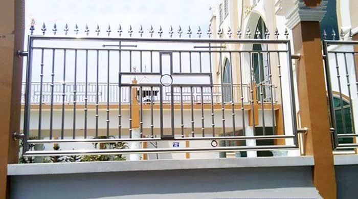 Hàng rào inox đẹp hiện đại sang trọng
