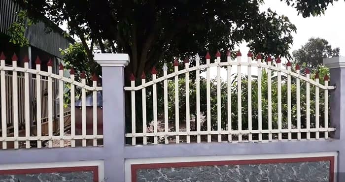 Mẫu hàng rào nghệ thuật đầu mũi chông