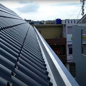 Mẫu mái thái tôn sân thượng sang trọng