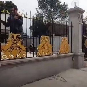 Mẫu cổng rào đẹp sắt được thiết kế đặc biệt