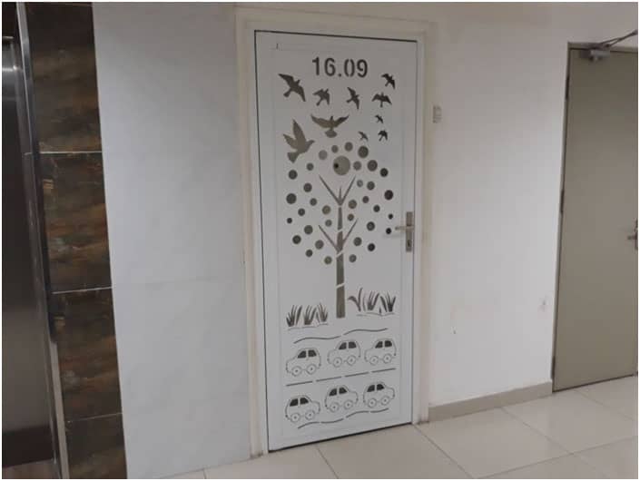 Mẫu cửa CNC 1 cánh đẹp