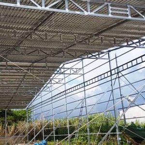 Dựng nhà khung sắt mái tôn giá rẻ tại vườn quê