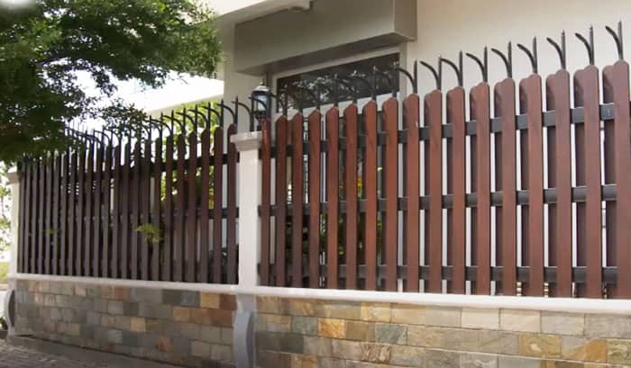 Mẫu sắt nghệ thuật hàng rào đẹp