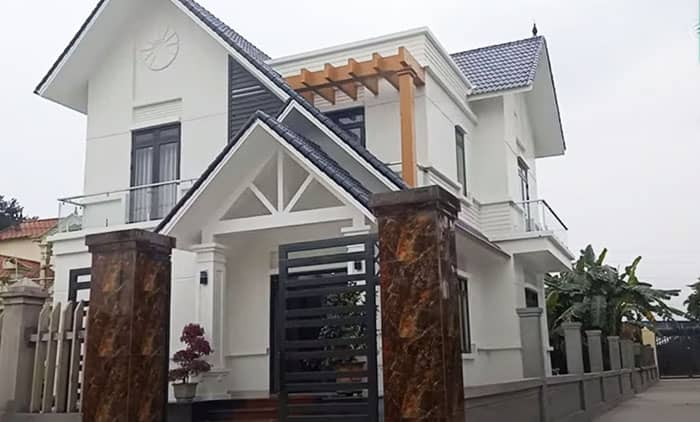 Xây biệt thự hiện đại với kiến trúc kính đẹp