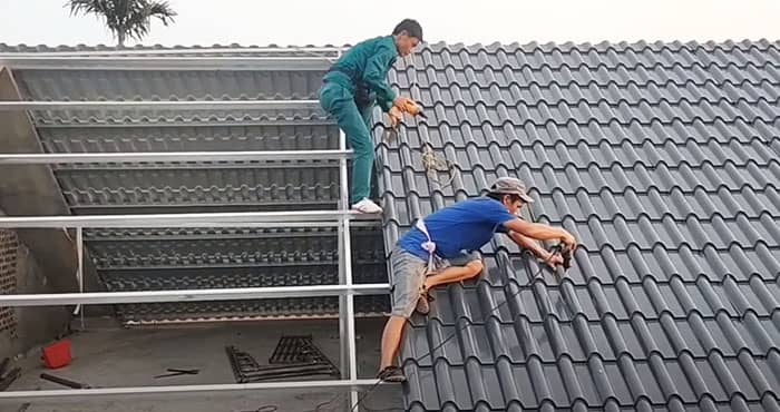 Xây nhà bằng tôn phong cách hiện đại