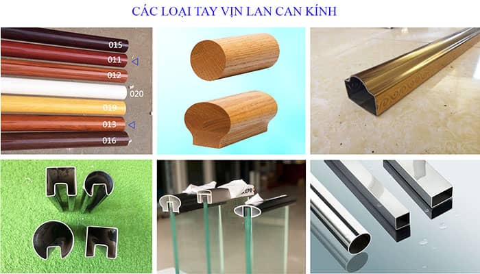 Các chi tiết dùng trong lan can kính của công ty Việt Pháp