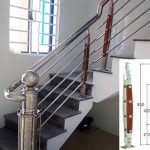 Mẫu trụ cầu thang inox đẹp hiện đại được nhiều khách hàng quan tâm nhiều