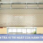 Chi tiết cửa cuốn lắp đặt hoàn thiện và kiểm tra bàn giao