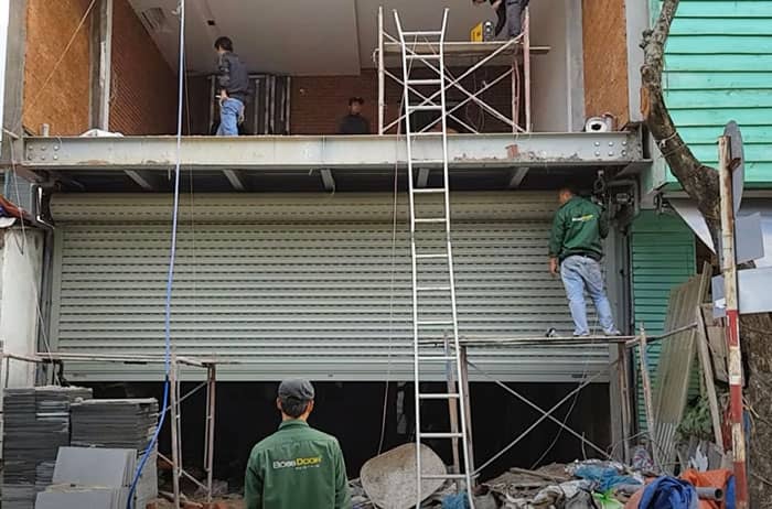 Cửa cuốn bossdoor tự động công nghệ Đức đẳng cấp tin cậy