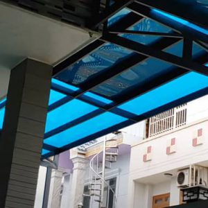 Tole lay sang nhua mau xanh nuoc bien sang trong