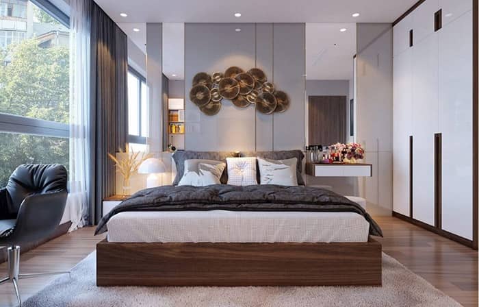 Cửa sổ trong phòng ngủ giúp lưu thông lượng khí tốt