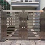 Mẫu cổng inox đẹp Ahadoor