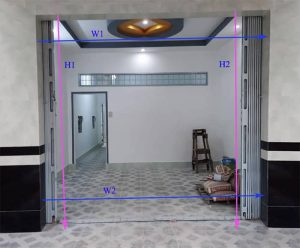 Các đo và làm cửa trượt quay nhôm kính được chính xác nhất