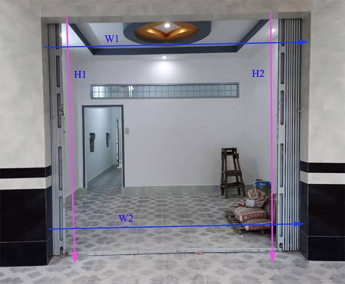 Các đo và làm cửa trượt quay nhôm kính được chính xác nhất