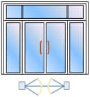 Bản vẽ sản xuất cửa thủy lực có fix trên và dưới