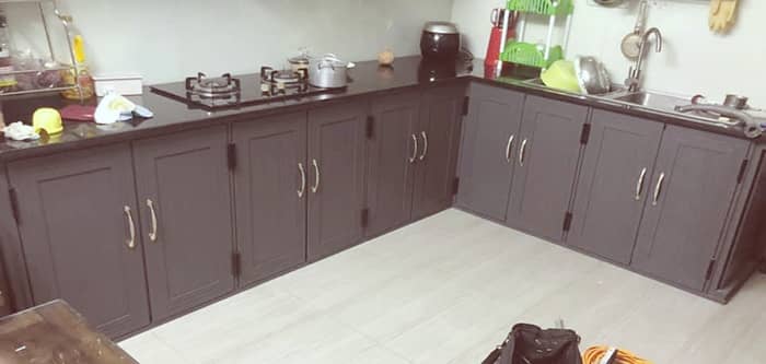 Tủ hầm dưới nhôm xingfa hệ 55 cao cấp chất lượng
