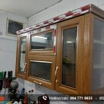 Tủ bếp nhôm kính nhỏ