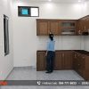 Tủ bếp nhôm giả gỗ