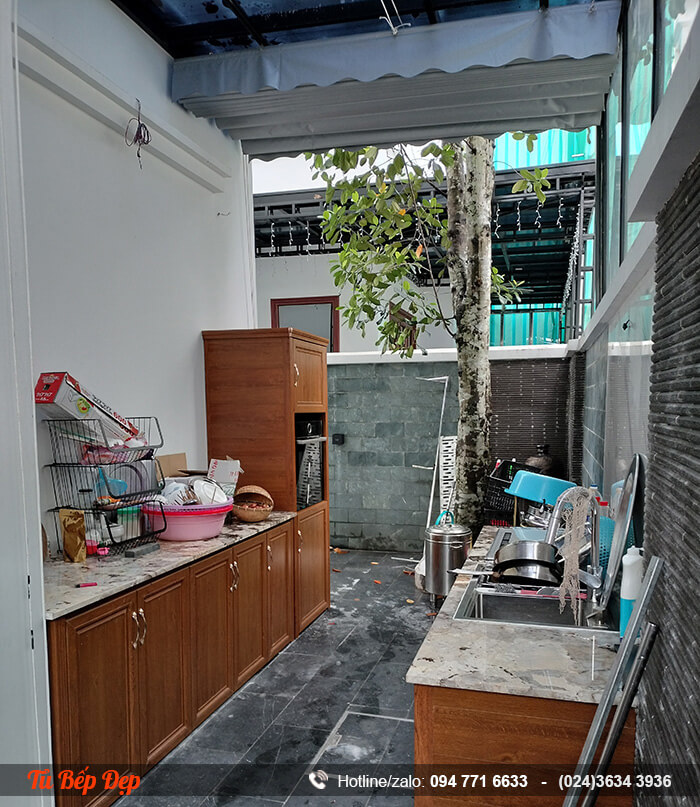 Tủ bếp nhôm nội thất omega cao cấp