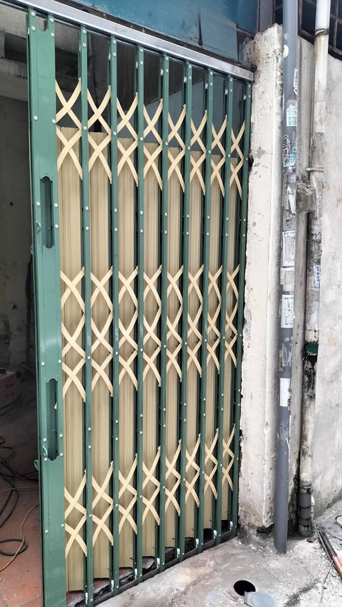 Giá lắp đặt cửa sắt kéo 1 cánh rẻ tại hà nội