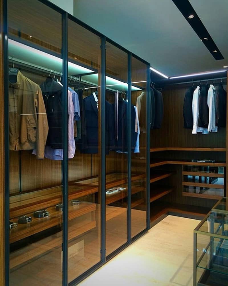 Làm tủ áo kịch trần cánh mở hiện đại tại hà nội