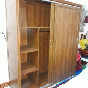 Tủ quần áo nhôm cửa lùa 2 cánh, 4 cánh thiết kiệm không gian