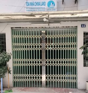 Cửa xếp trượt sắt đóng mở tiện lợi