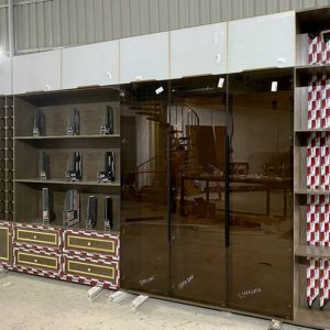 Tủ quần áo nhôm xingfa hệ nội thất cao cấp màu đẹp