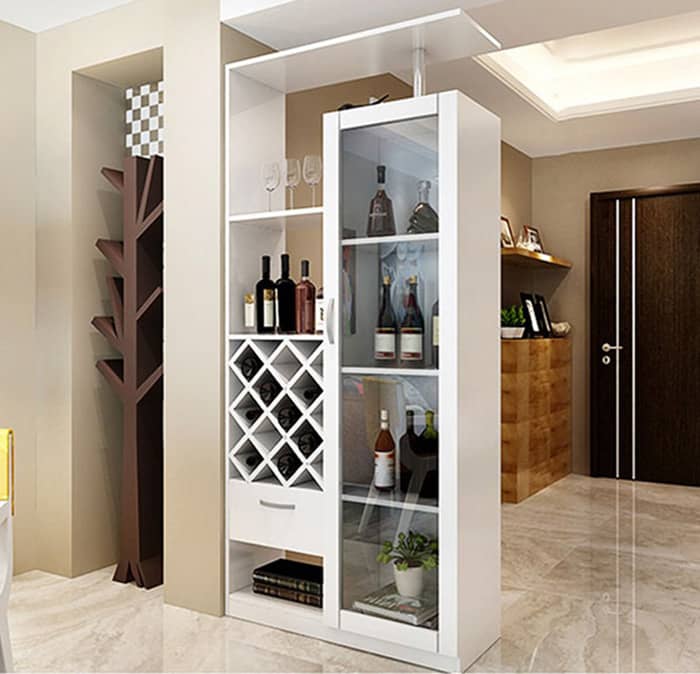 Trưng bày tủ rượu phong cách hiện đại cho phòng bếp