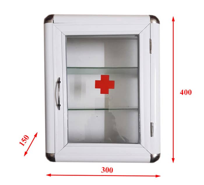 TỦ THUỐC GIA ĐÌNH BẰNG NHÔM KÍNH CAO CẤP BẢO QUẢN AN TOÀN CÁC LOẠI THUỐC