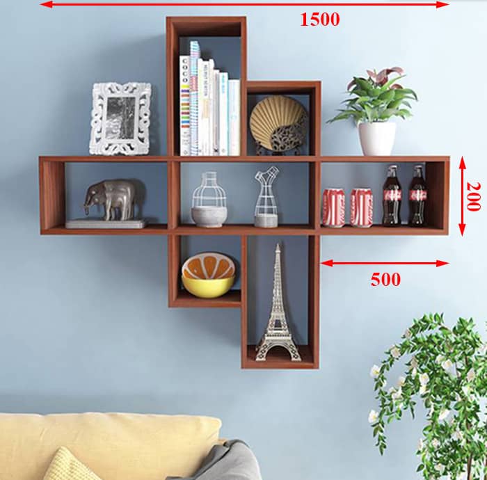Cách trang trí kệ sách treo tường đẹp ấn tượng