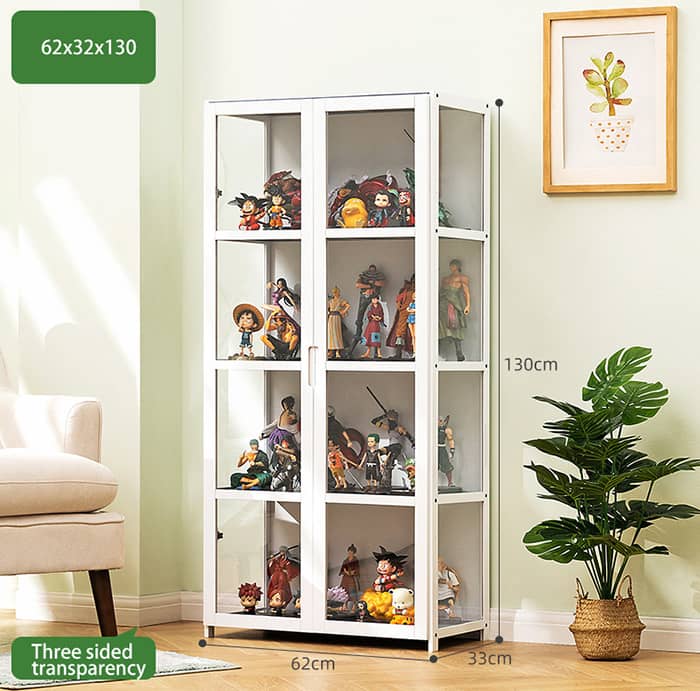 Mẫu tủ đựng mô hình bằng nhôm kính nhỏ gọn giá rẻ