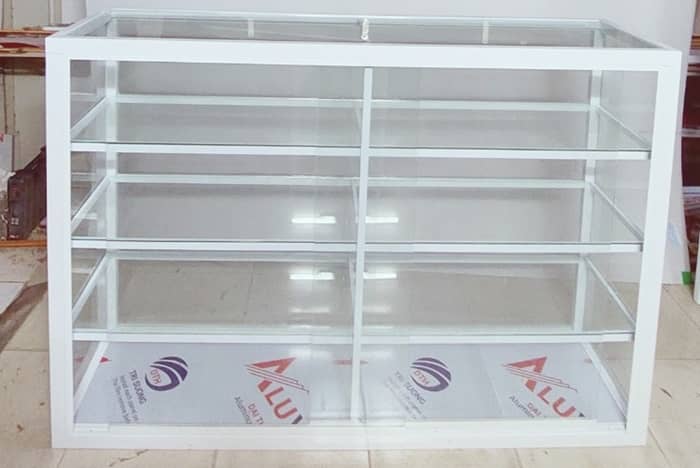 Mẫu tủ kinh đựng đồ ăn bánh mì loại nhỏ
